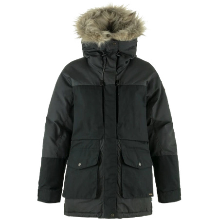 Kurtka puchowa ocieplana damska Fjällräven Polar Expedition Parka W Iron Grey-Black (F87181-048-550)