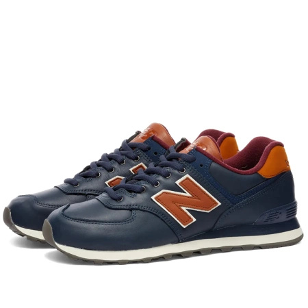 Sneakersy męskie New Balance ML574 lifestyle blue (ML574OMC)