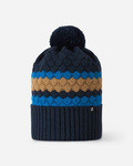 Czapka zimowa dziecięca Reima Pampula Navy dla dziewczynki/chłopca beanie (5300234A-6982)