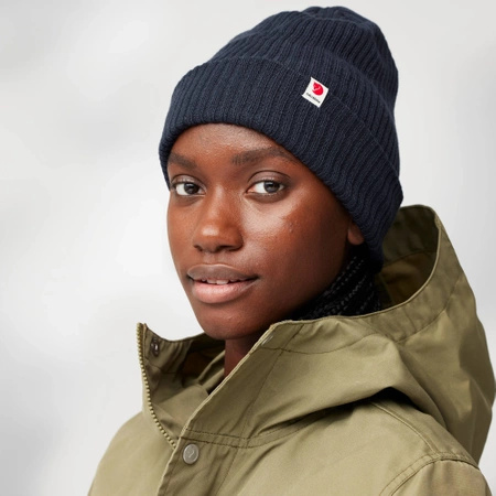 Czapka beanie Fjällräven Fjällräven Rib Hat Dark Navy (F13100184-555)