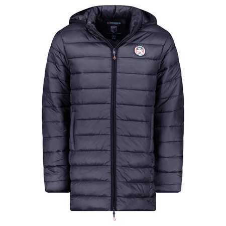 Kurtka męska Geographical Norway AMIGOMAP LONG HOOD DB NAVY MEN 233 NAVY (WZ5088H/GN-MARINE)