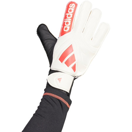 Rękawice bramkarskie adidas Copa Club Goalkeeper biało-pomarańczowe (JH3789)