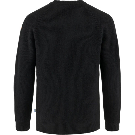 Sweter męski Fjällräven Övik Rib Sweater M Black (F87165-550)