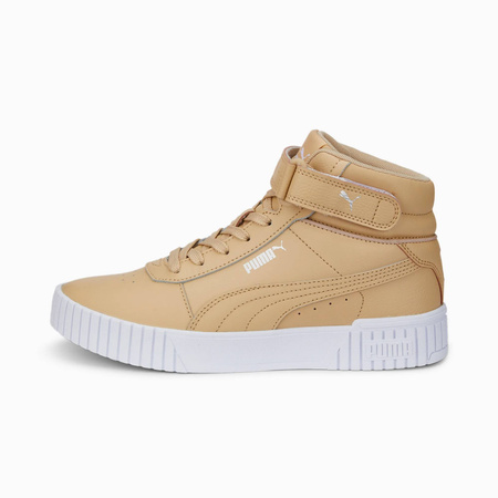 Wyprzedaż - Buty sportowe damskie Puma Carina 2.0 Mid wysokie beżowe (385851-04)