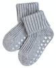 Wyprzedaż - Skarpetki niemowlęce antypoślizgowe FALKE Cotton Catspads SO CP light grey (10603-3400)