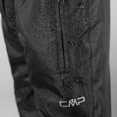 Wyprzedaż - Spodnie przeciwdeszczowe dziecięce CMP Kid Pant Rain czarne (3X96534-U901)