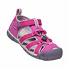Wyprzedaż - Sandały dziecięce turystyczne na lato Keen Seacamp II CNX Very Berry/Dawn Pink różowe (KE-1022994)
