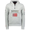 Geographical Norway Men's 3/4 GYMCLASS 007 Sweatshirt Grey (WR059H/GN B-Grey)