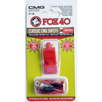 Gwizdek Fox 40 CMG Classic Safety + sznurek czerwony (9603-0108)