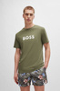Wyprzedaż - T-shirt męski BOSS RN Beige/Khaki zielony (50503276-250)