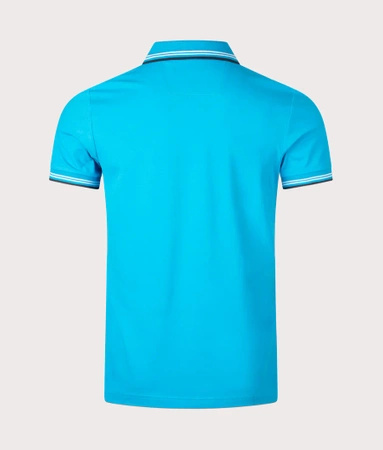 Koszulka Polo męska BOSS Paul Turquoise/Aqua slim fit turkusowa (50506193-442)