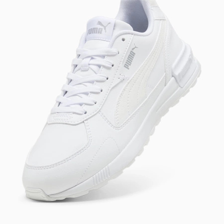 Wyprzedaż - Buty sportowe damskie Puma Graviton Sl 2 White White Gray SoftFoam+ białe (395378-02)