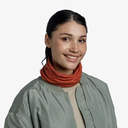 Wyprzedaż - Chusta wielofunkcyjna Buff Original EcoStretch SOLID CINNAMON bezszwowa i rozciągliwa (117818.330.10.00)