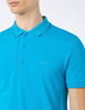 Koszulka Polo męska BOSS Paule 4 Turquoise/Aqua bawełniana slim fit turkusowa (50506195-442)