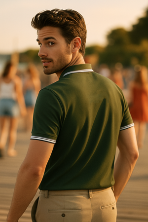 Koszulka polo BOSS Paddy  zielony (50469055-355)