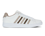Męskie sneakersy K-Swiss COURT TIEBREAK II WHITE/TAUPE/TEAK/JURASSIC GOLD-M (04413-986-M)