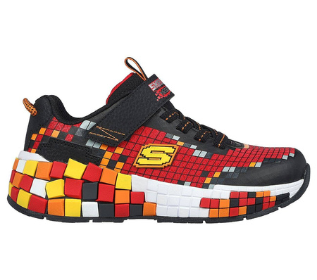 Dziecięce obuwie sportowe Skechers MEGA-CRAFT 3.0 czarne (402182L-BKRD)