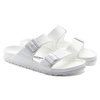 Klapki na lato damskie/męskie Birkenstock Arizona Essentials EVA White regular szerokie (0129441)