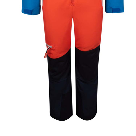 Kombinezon zimowy dziecięcy Trollkids Kids Hallingdal Snowsuit śnieżny niebieski/pomarańczowy (350-705)