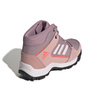 Wyprzedaż - Buty trekkingowe dziecięce adidas Terrex HyperHiker K wysokie z elementami odblaskowymi różowe (GZ9214)