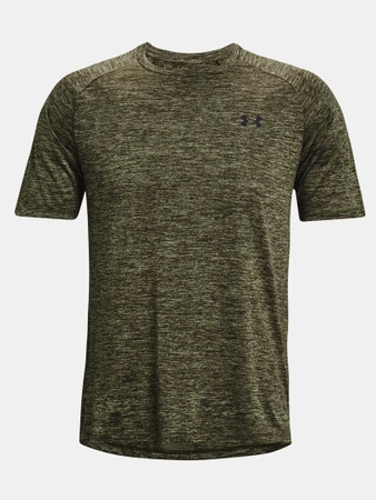 Koszulka sportowa męska Under Armour t-shirt treningowy zielony (1326413-390)