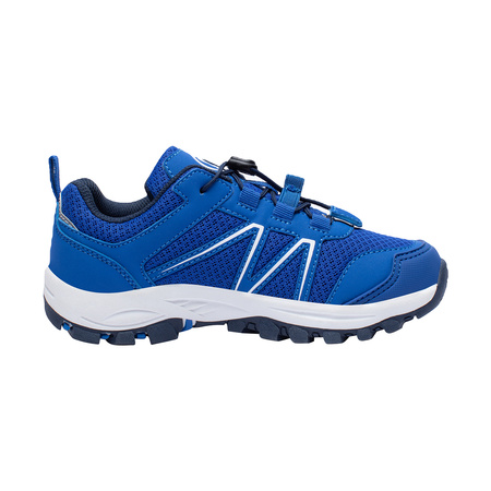 Buty hikingowe dziecięce dla chłopca/dziewczynki Trollkids Kids Sandefjord Hiker Low glow blue/white (253-168)