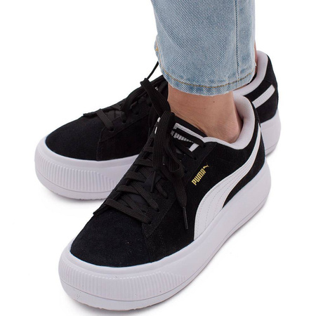 BUTY SUEDE MAYU PUMA BLACK-PUMA WHITE (380686-02)