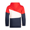 Kurtka dresowa z kapturem dziecięca dla chłopca/dziewczynki Trollkids Kids Alesund Sweater bright red/mystic blue (449-410)