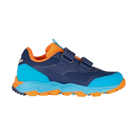 Buty Trollkids Preikestolen Hiker Waterproof ciemny indigo/niebieski basenowy/zachód słońca na Saharze