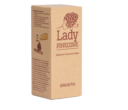 Zestaw Pani Szyszka VERTICAL SINUSITIS 1 x Pani Szyszka + 1 mieszanka olejków eterycznych (LP-VERTICAL-SINUSITIS)