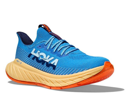 Buty Hoka One One Carbon X 3 M Niebiesko-Pomarańczowe (1123192-CSBB)