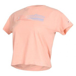 T-shirt damski Champion Legacy CREWNECK CROPTOP Różowy (115148PS157)