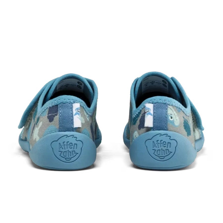 Buty Affenzahn barefoot Slipper Cotton Movy rekin (01398-30231)