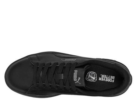 Sneakersy damskie PUMA SMASH 3.0 L JR PUMA BLACK-SHAD z eko-skóry czarne (39203101)