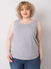 Szary damski top plus size (RV-TP-6325.00X)