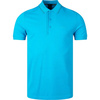 Koszulka Polo męska BOSS Paule 4 Turquoise/Aqua bawełniana slim fit turkusowa (50506195-442)