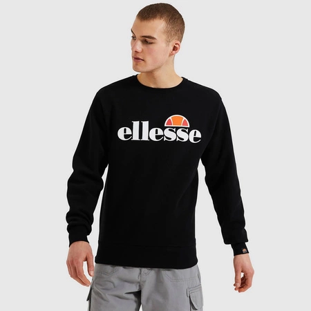 Wyprzedaż - Bluza sportowa męska Ellesse SL Succiso Sweatshirt Black streetwearowa męska czarna (SHC07930-011)