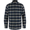 Koszula z długim rękawem męska Fjällräven Övik Heavy Flannel Shirt M Dark Navy-Buckwheat Brown (F82978-555-232)