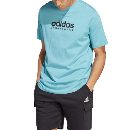 Koszulka sportowa adidas All SZN Graphic Tee M t-shirt niebieska (IC9820)