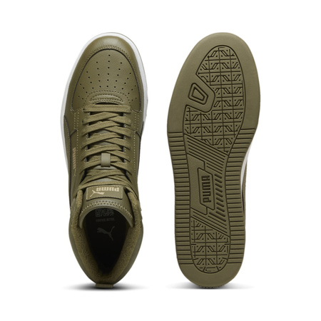 Sneakersy męskie Puma Caven 2.0 Mid WTR wysokie za kostkę zielone (392333-03)