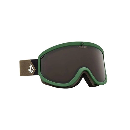 Gogle narciarskie damskie/meskie Volcom Footprints sportowe snowboardowe ochrona UV zielone (VG0622108)