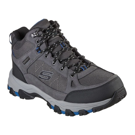 Buty trekkingowe męskie Skechers Selmen Melano sneakersy wodoodporne szare (204477-GRY)