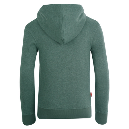 Bluza z kapturem dziecięca dla chłopca/dziewczynki Trollkids Kids Trondheim Sweater khaki green zielona (137-310)