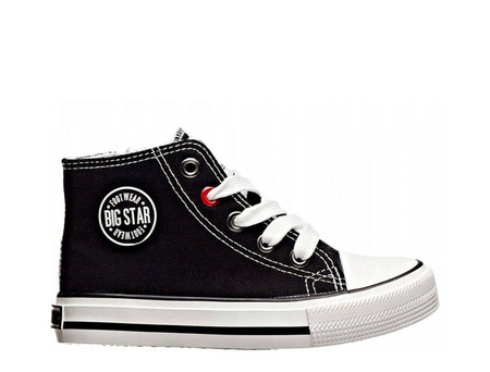 Buty Big Star Trampki dziecięce czarne (HH374084)