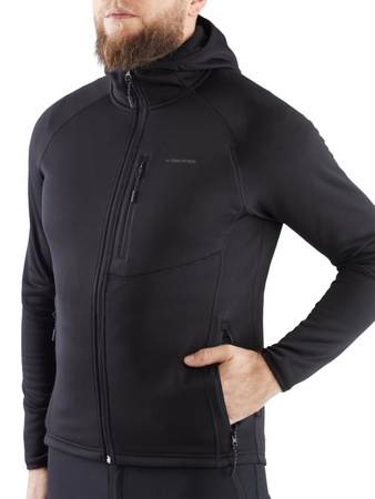 Wyprzedaż - Bluza sportowa męska Viking Jukon Hoodie Man czarna (730/23/0909/09)