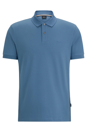 Koszulka Polo męska BOSS Pallas Light/Pastel Blue regular fit niebieska (50468301-459)