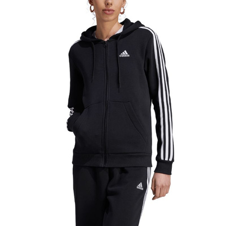 Bluza adidas 3 Stripes FL Full-Zip Hoodie W (HZ5743)