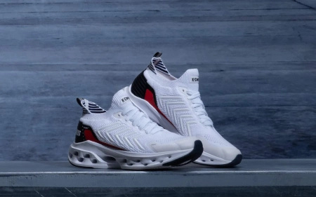 Męskie sneakersy K-Swiss IMPULSE TRAINER WHITE/NAVY/RED-M (04427-130-M)