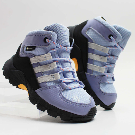 Wyprzedaż - Buty sportowe dziecięce adidas Terrex Mid GTX sneakersy fioletowe (FZ6053)