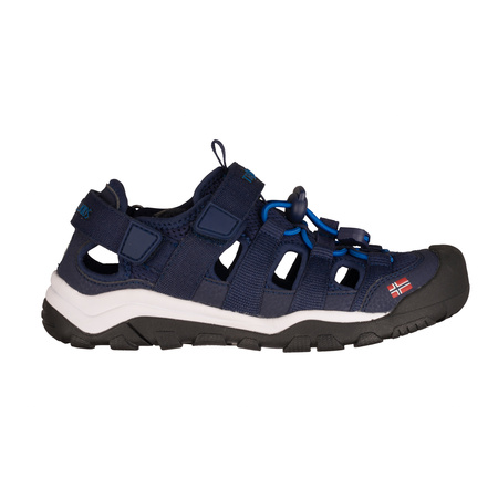 Sandały sportowe dziecięce dla chłopca/dziewczynki Trollkids Kids Kristiansand Sandal XT navy/medium blue (665-117)